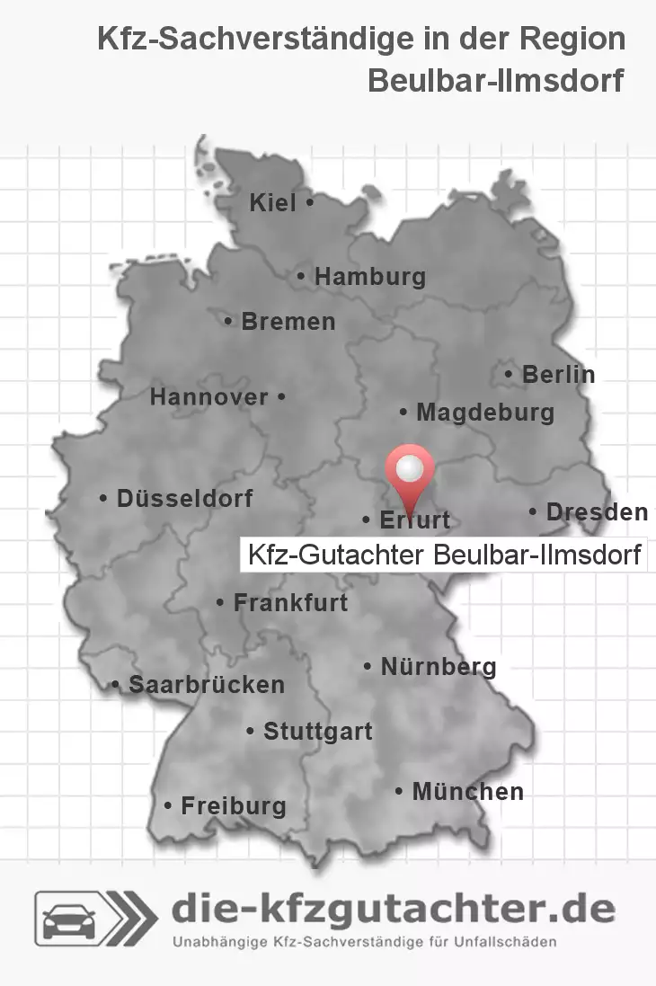 Sachverständiger Kfz-Gutachter Beulbar-Ilmsdorf