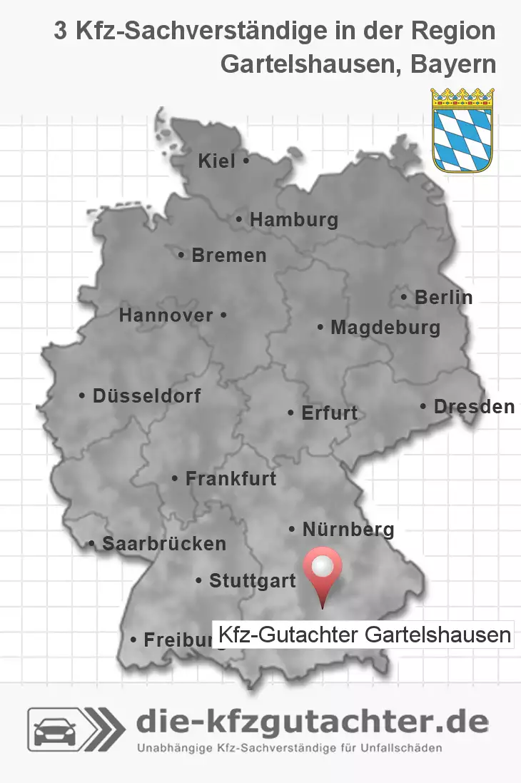 Sachverständiger Kfz-Gutachter Gartelshausen