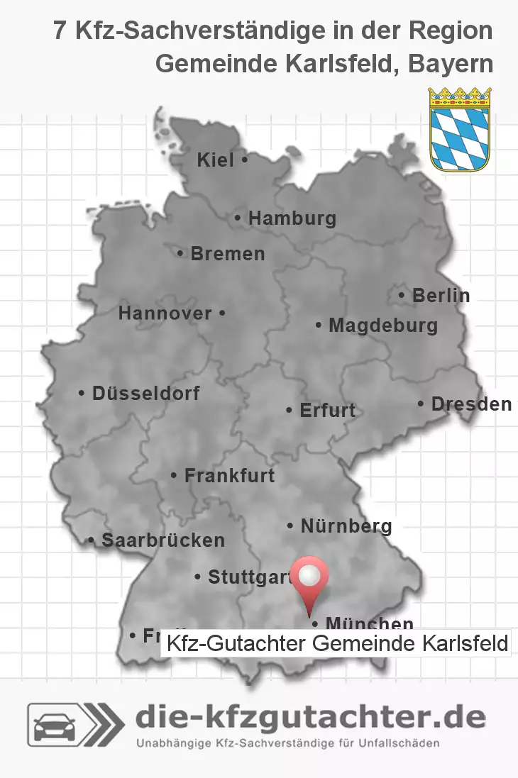 Sachverständiger Kfz-Gutachter Gemeinde Karlsfeld