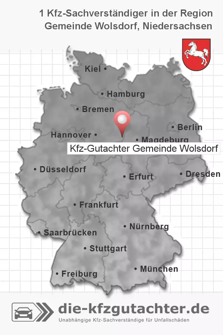 Sachverständiger Kfz-Gutachter Gemeinde Wolsdorf