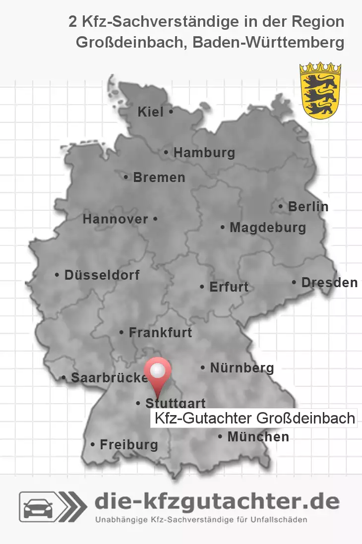 Sachverständiger Kfz-Gutachter Großdeinbach
