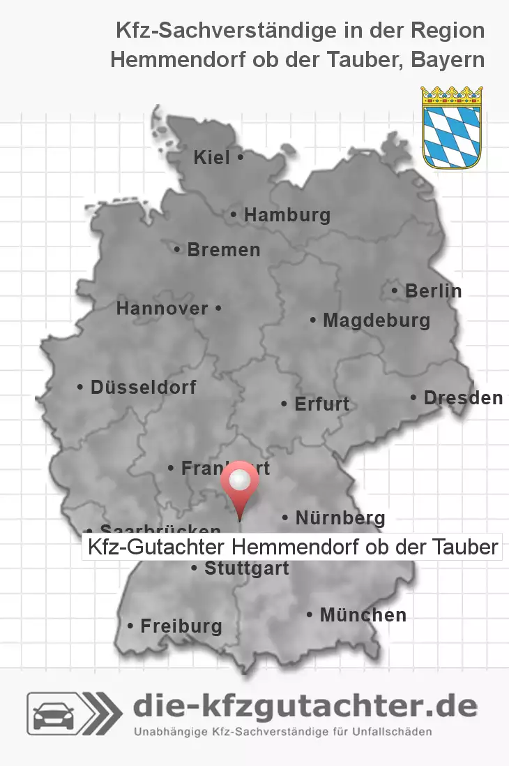 Sachverständiger Kfz-Gutachter Hemmendorf ob der Tauber