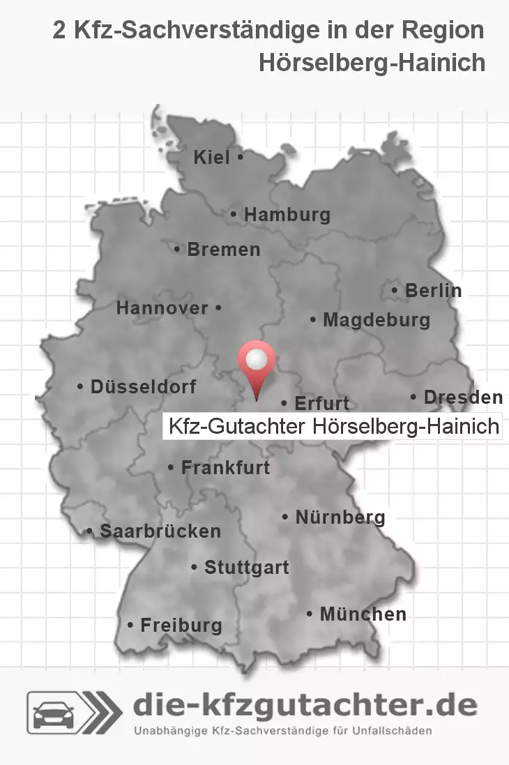 Sachverständiger Kfz-Gutachter Hörselberg-Hainich