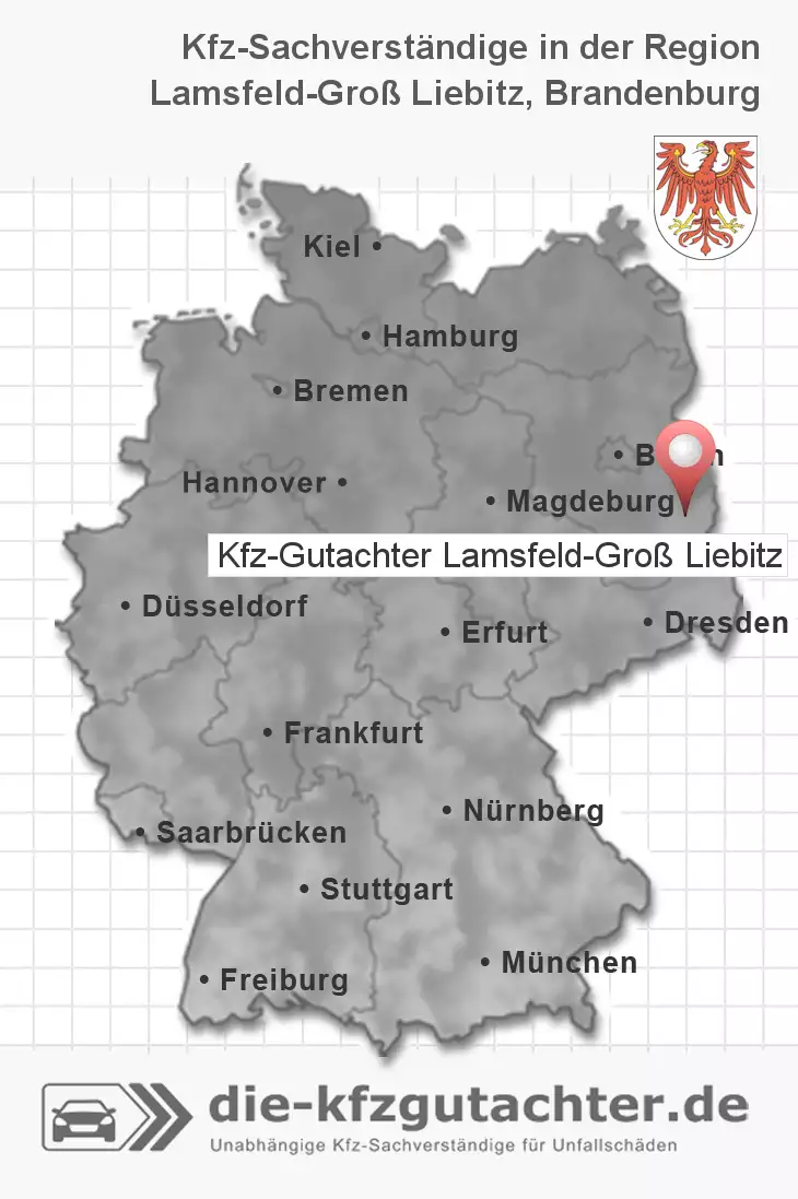Sachverständiger Kfz-Gutachter Lamsfeld-Groß Liebitz