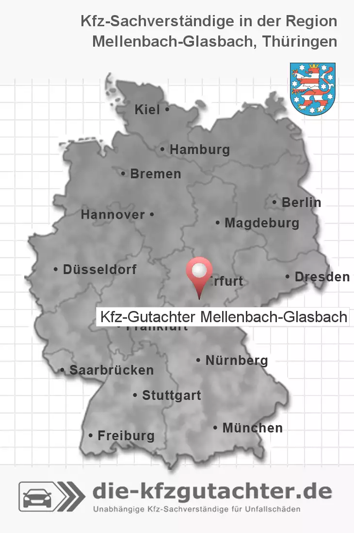 Sachverständiger Kfz-Gutachter Mellenbach-Glasbach