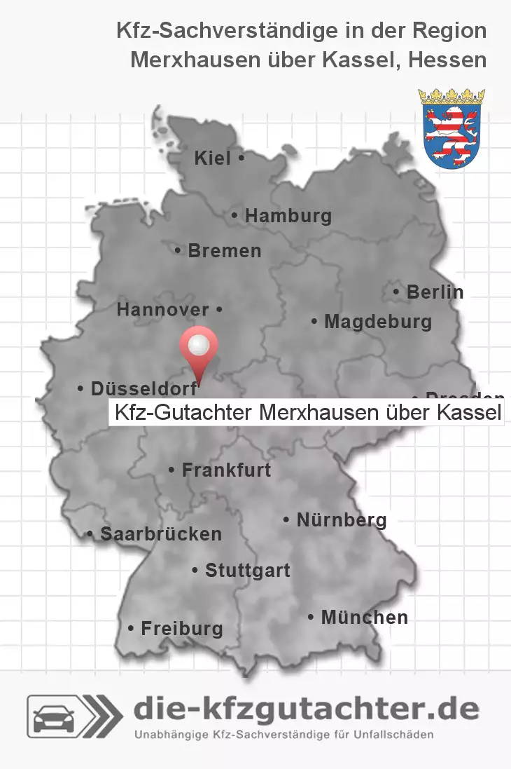 Sachverständiger Kfz-Gutachter Merxhausen über Kassel