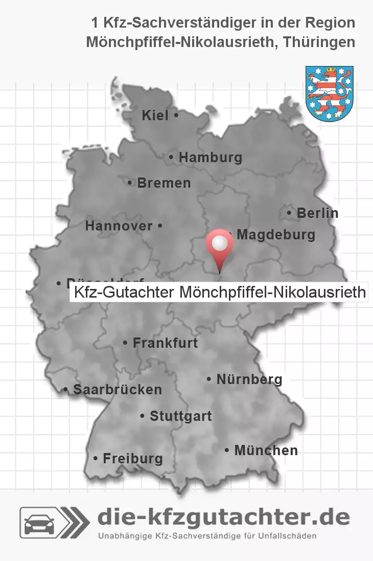 Sachverständiger Kfz-Gutachter Mönchpfiffel-Nikolausrieth