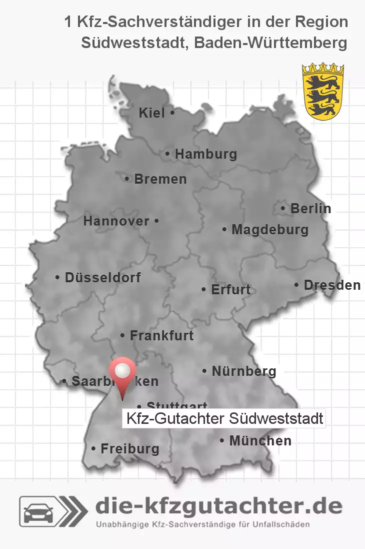 Sachverständiger Kfz-Gutachter Südweststadt