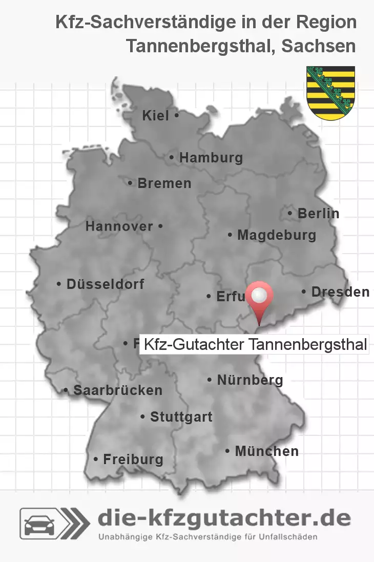 Sachverständiger Kfz-Gutachter Tannenbergsthal