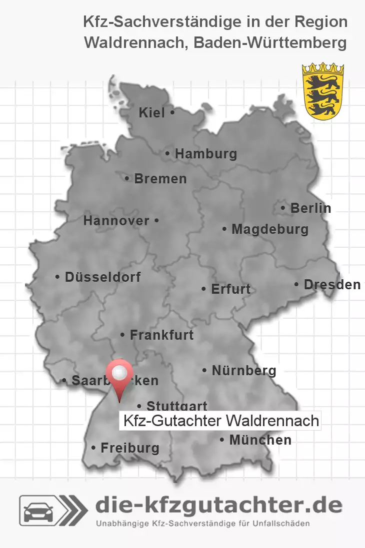 Sachverständiger Kfz-Gutachter Waldrennach