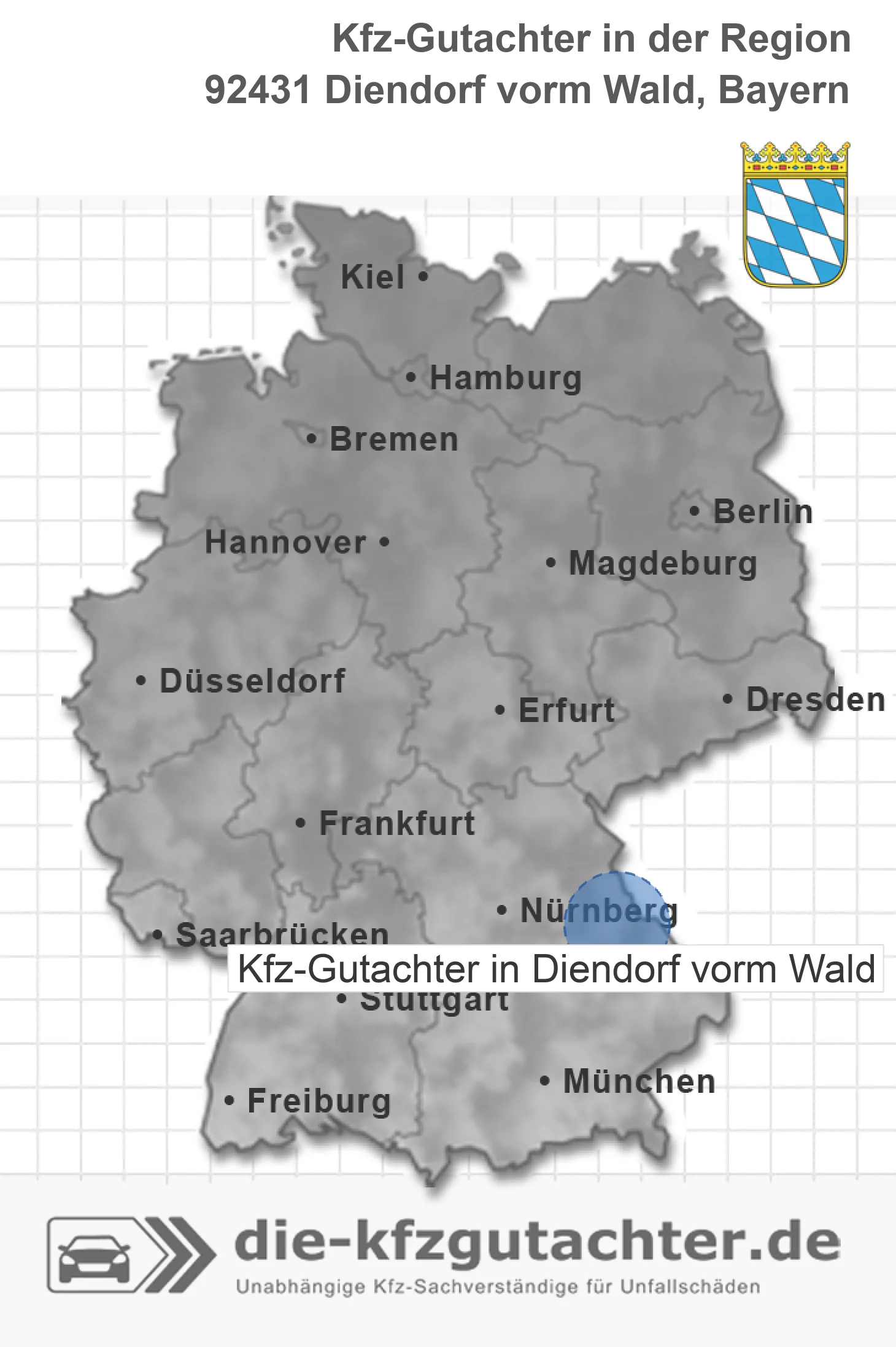 Kfz-Gutachter Diendorf vorm Wald