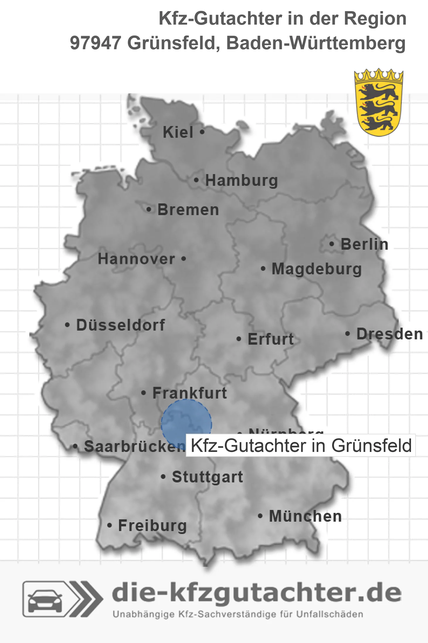 Kfz-Gutachter Gr&uuml;nsfeld