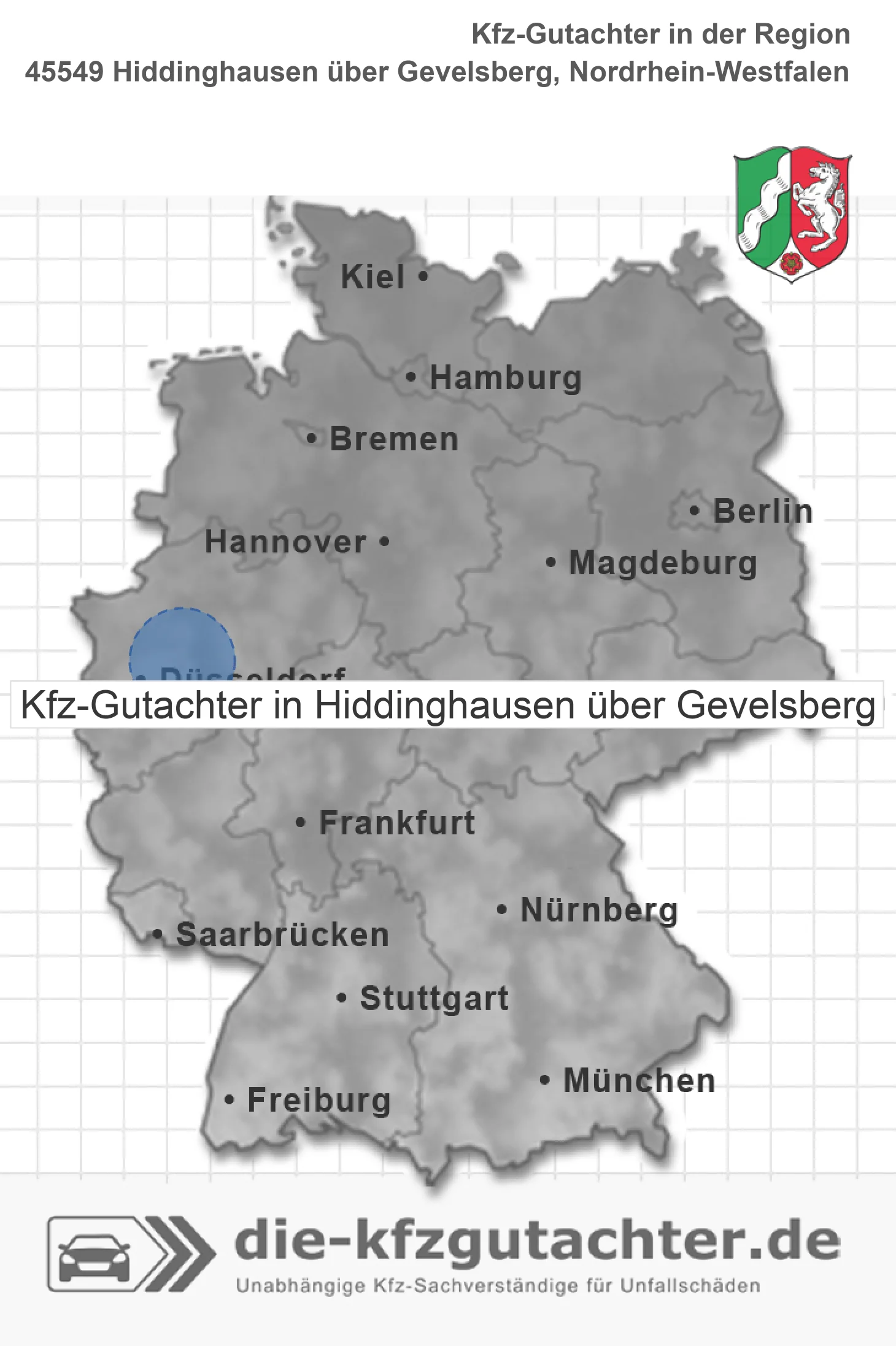 Kfz-Gutachter Hiddinghausen &uuml;ber Gevelsberg