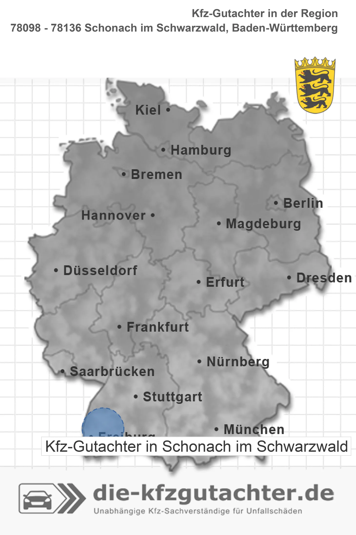 Kfz-Gutachter Schonach im Schwarzwald