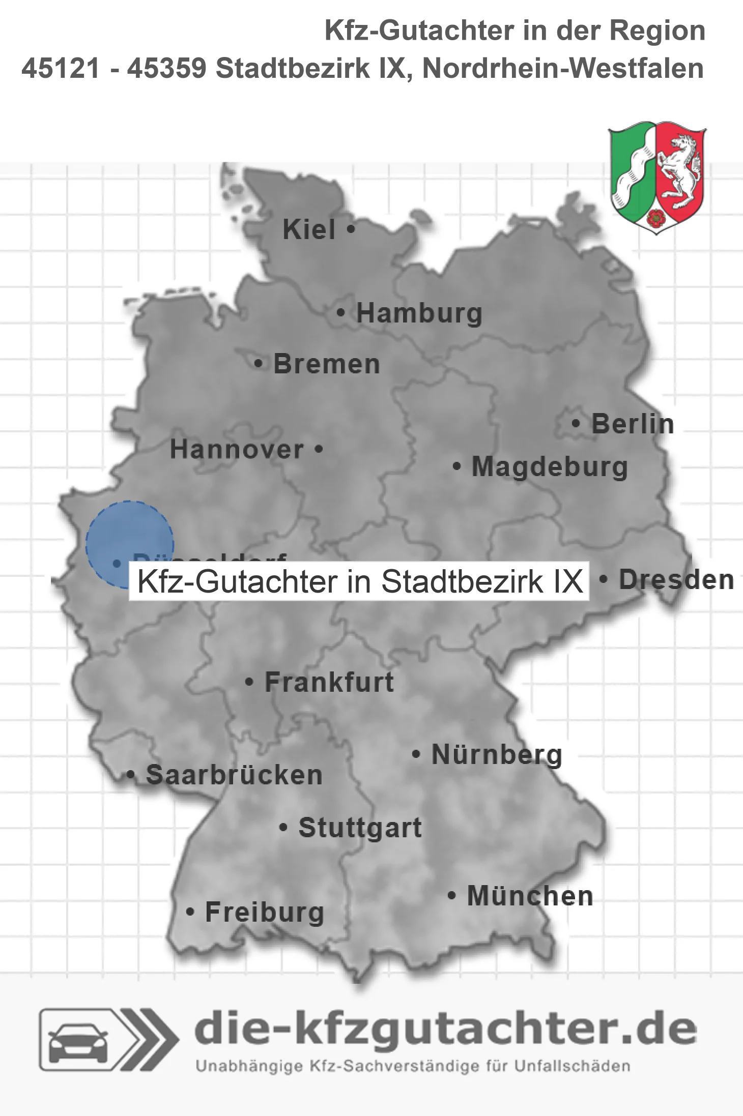 Kfz-Gutachter Stadtbezirk IX