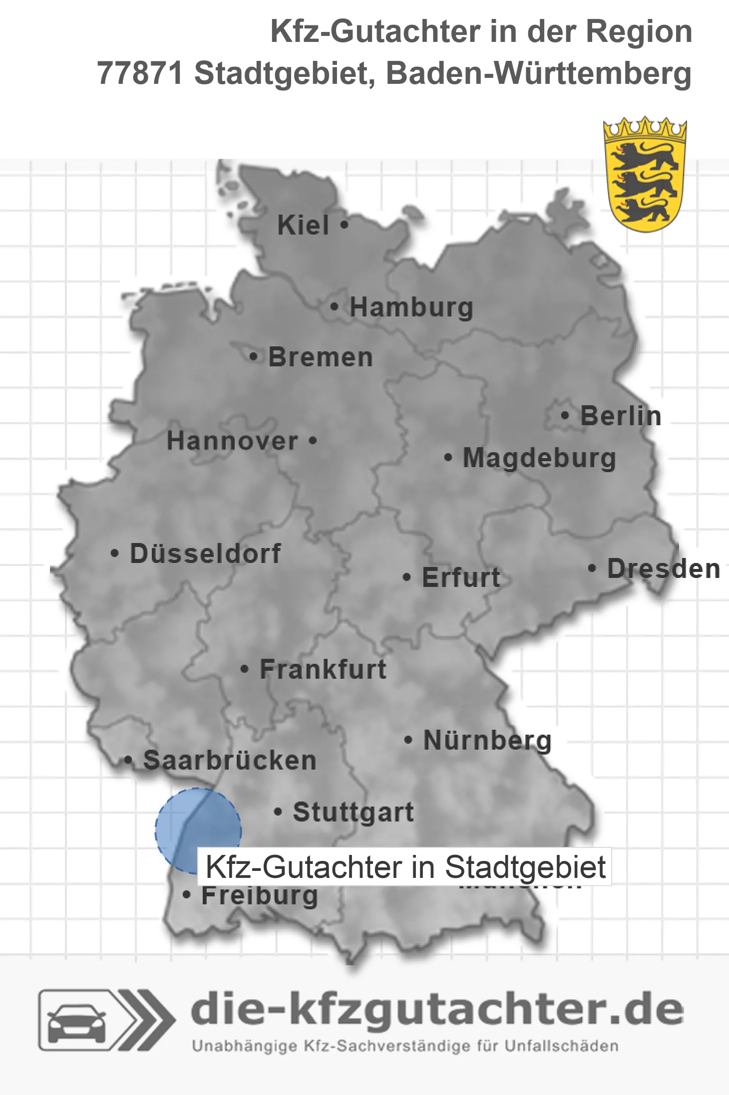 Kfz-Gutachter Stadtgebiet