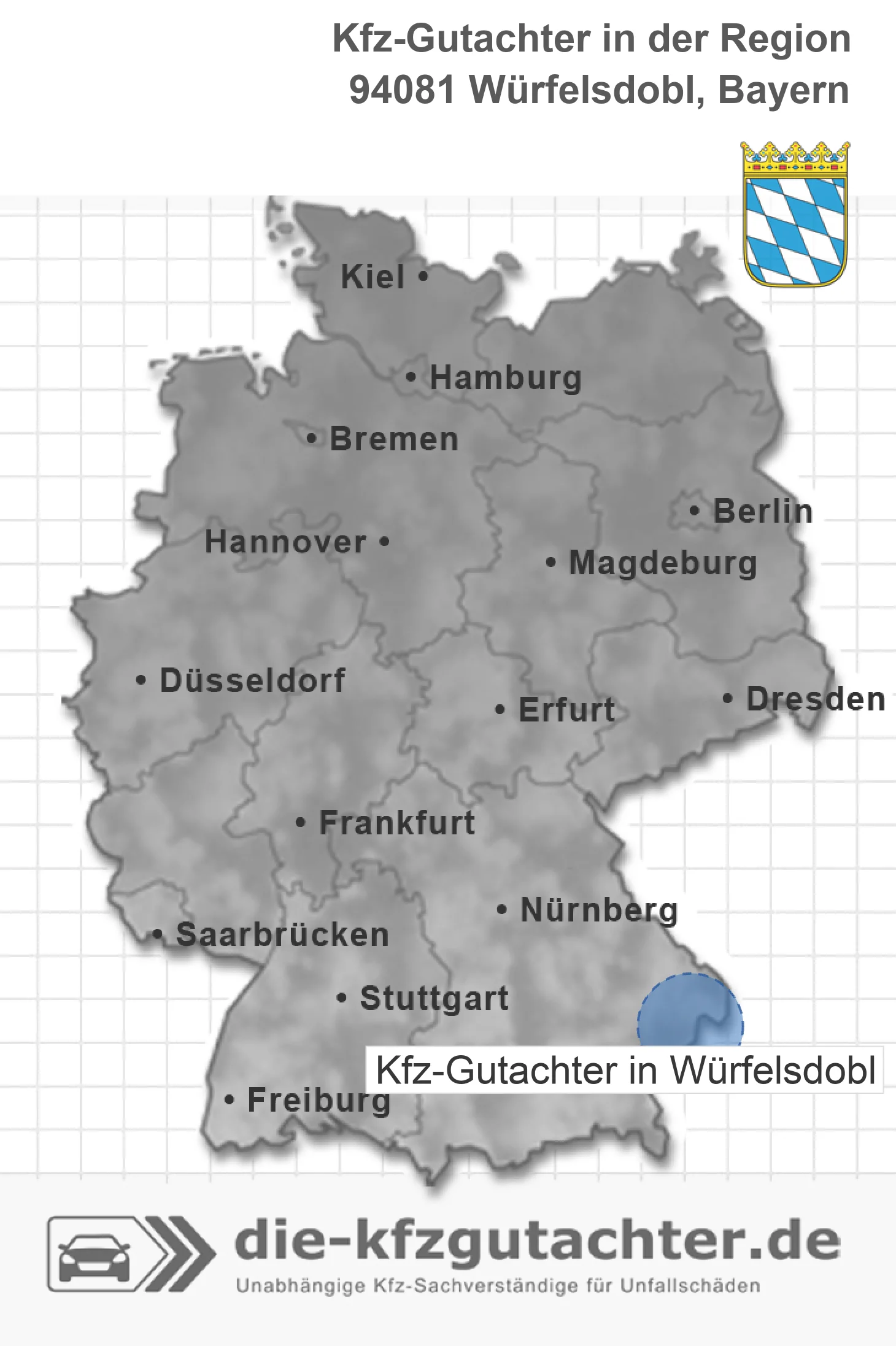 Kfz-Gutachter W&uuml;rfelsdobl