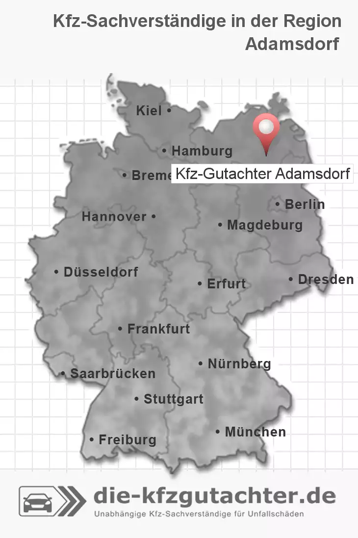 Sachverständiger Kfz-Gutachter Adamsdorf