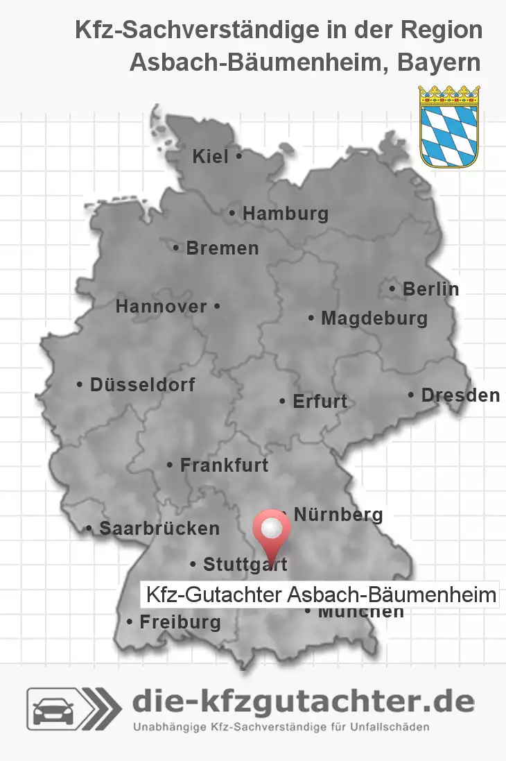 Sachverständiger Kfz-Gutachter Asbach-Bäumenheim