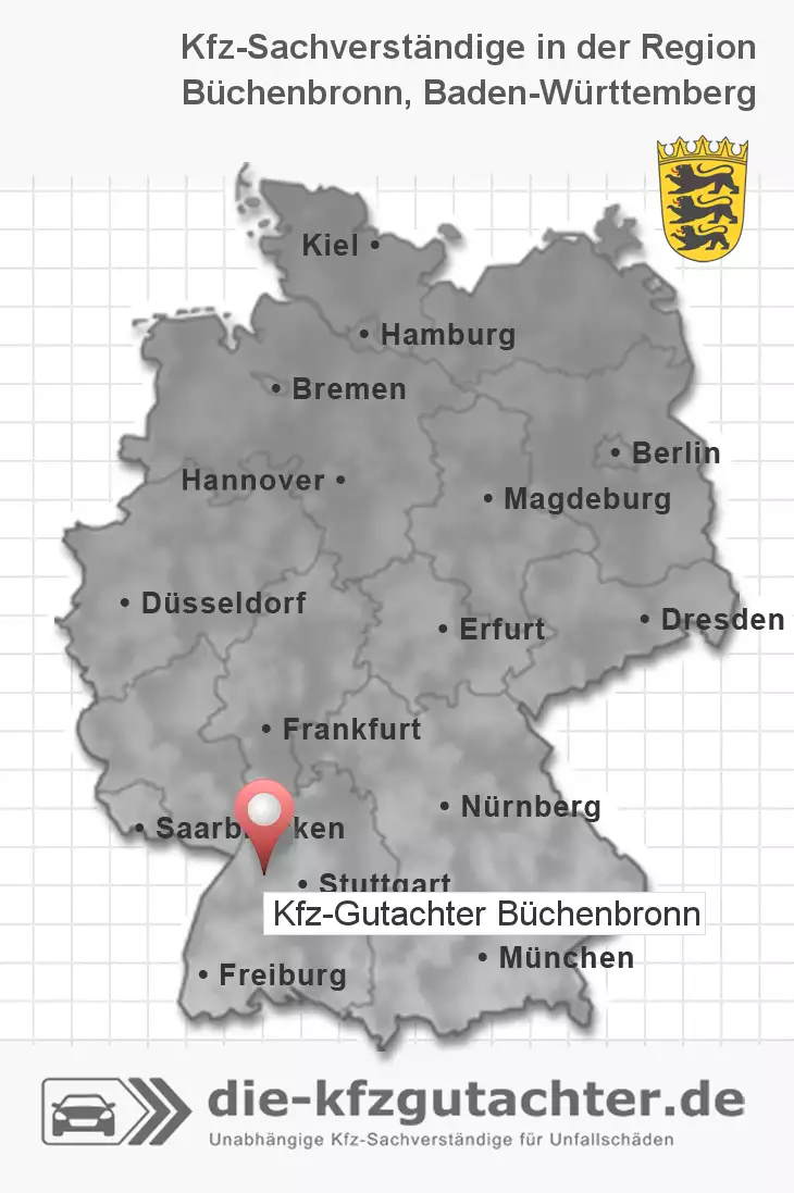 Sachverständiger Kfz-Gutachter Büchenbronn