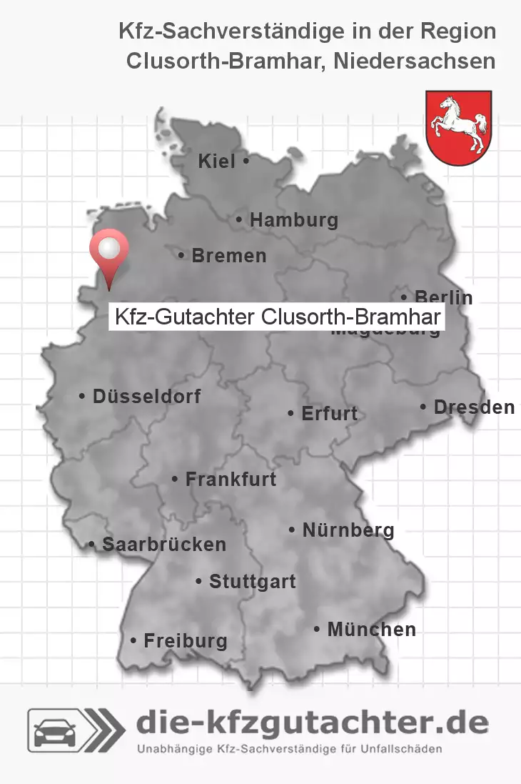 Sachverständiger Kfz-Gutachter Clusorth-Bramhar