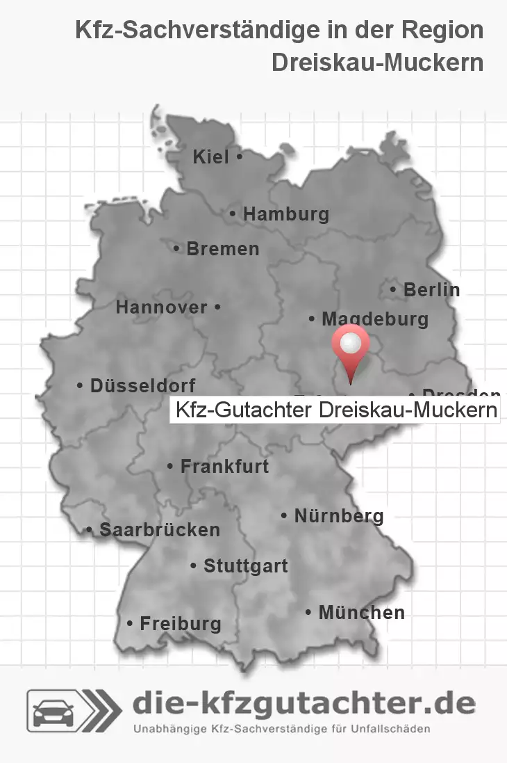 Sachverständiger Kfz-Gutachter Dreiskau-Muckern