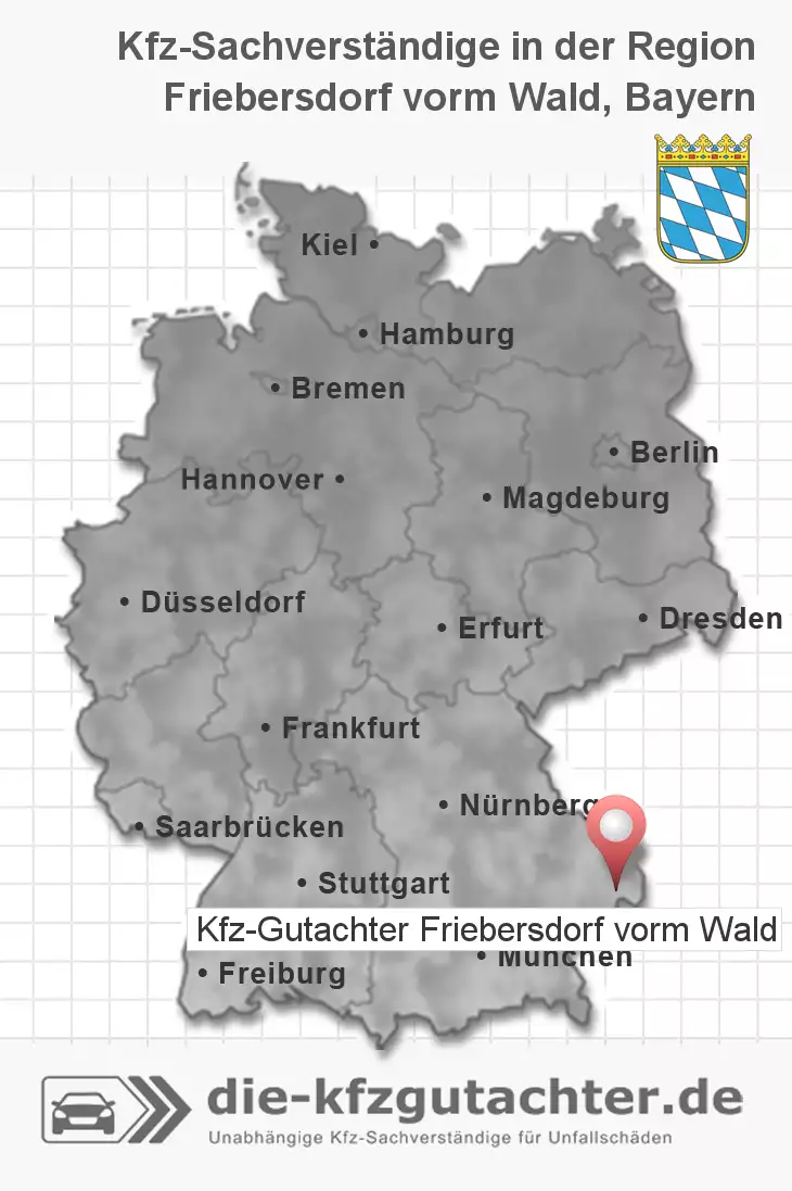 Sachverständiger Kfz-Gutachter Friebersdorf vorm Wald