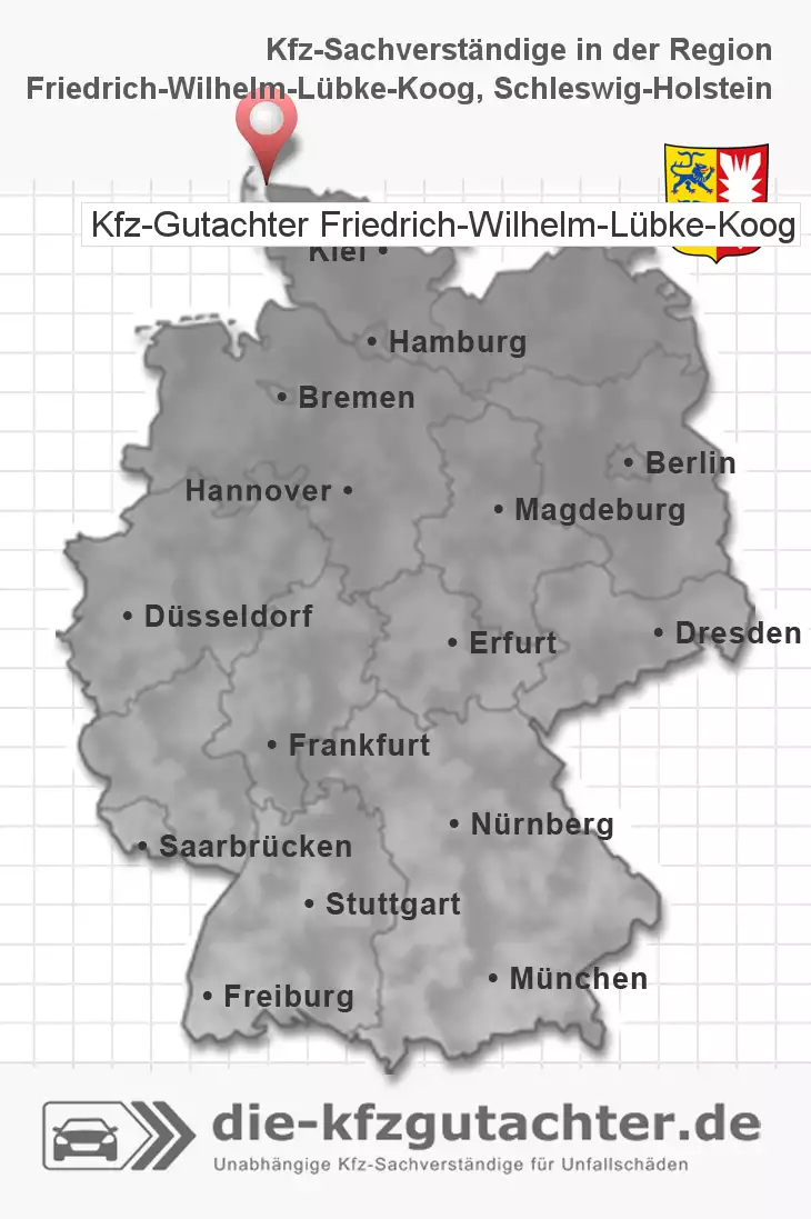 Sachverständiger Kfz-Gutachter Friedrich-Wilhelm-Lübke-Koog