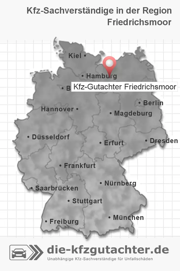 Sachverständiger Kfz-Gutachter Friedrichsmoor