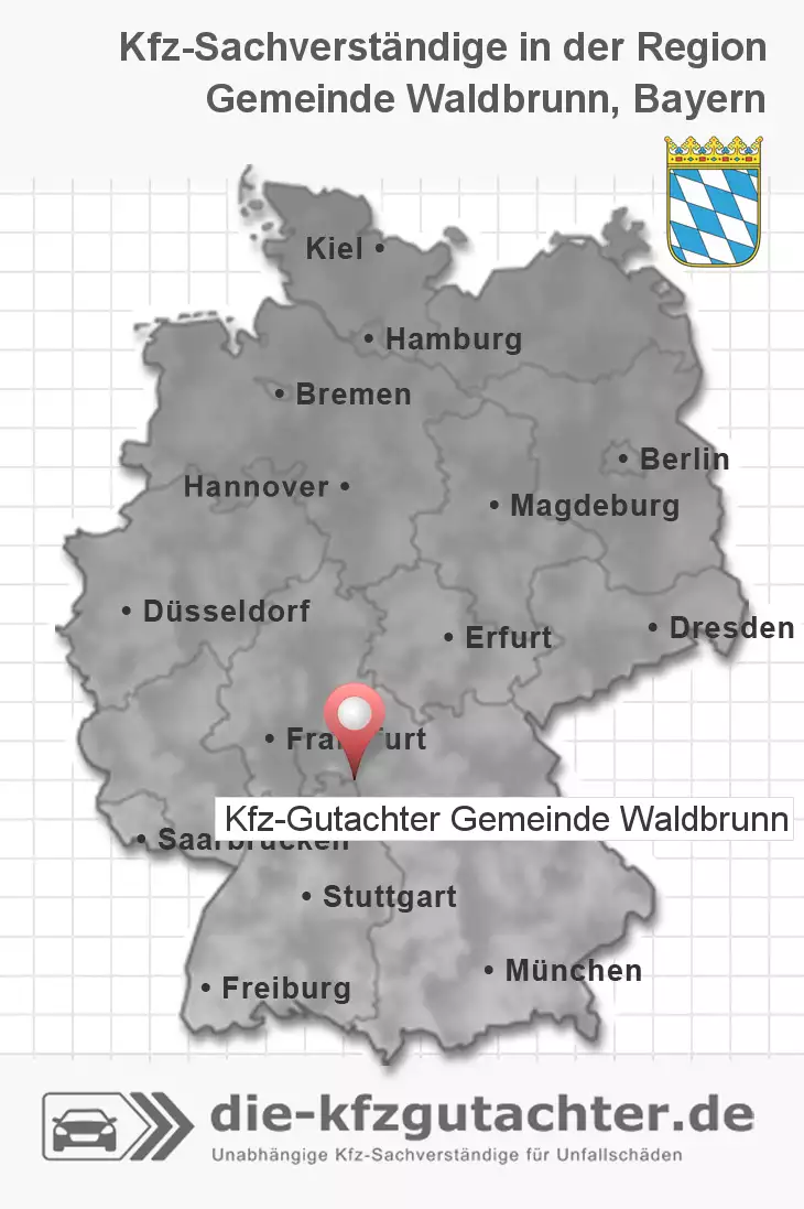 Sachverständiger Kfz-Gutachter Gemeinde Waldbrunn