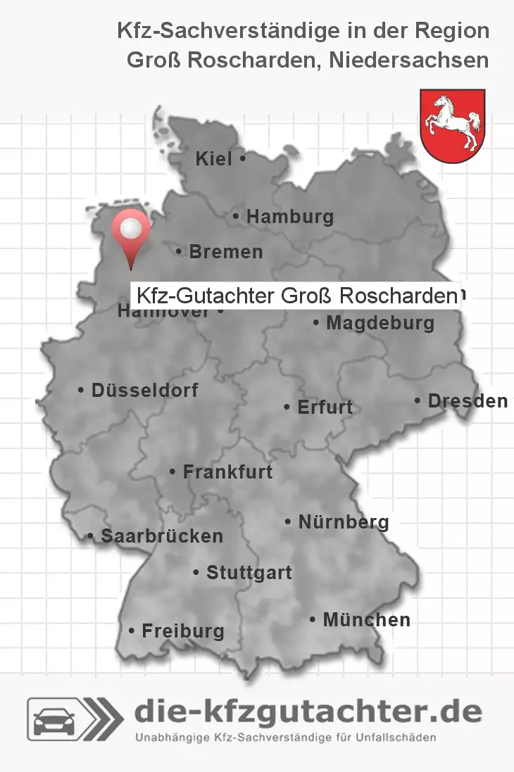 Sachverständiger Kfz-Gutachter Groß Roscharden