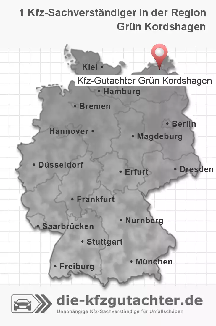 Sachverständiger Kfz-Gutachter Grün Kordshagen