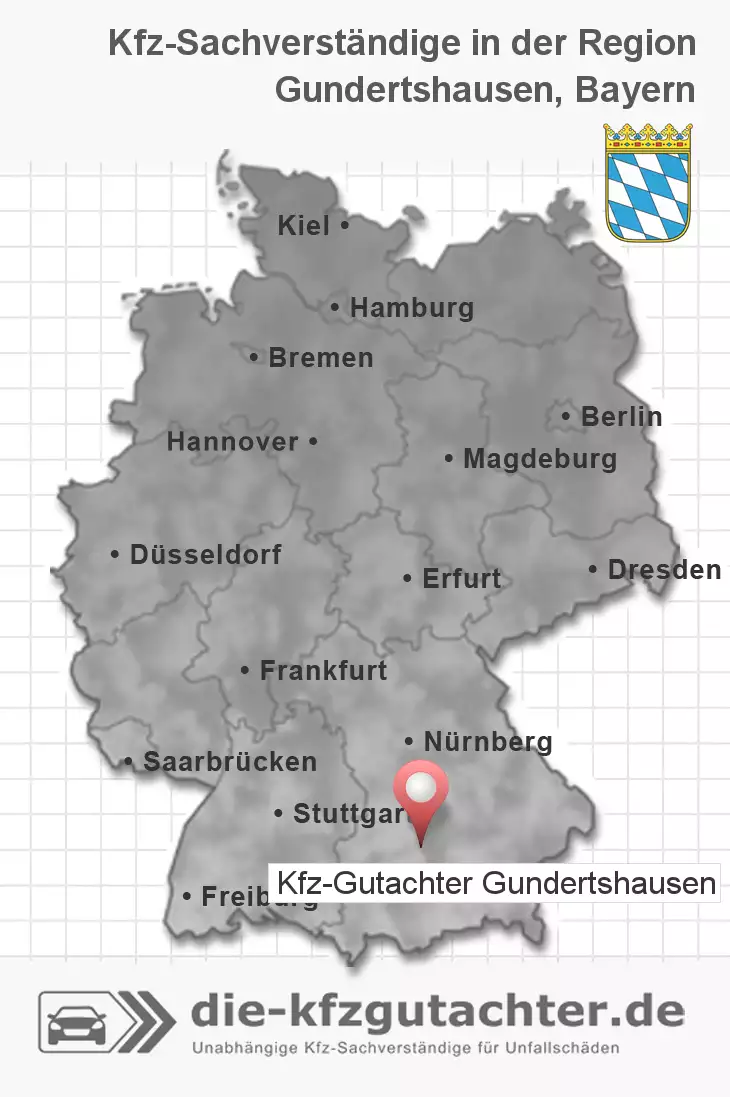 Sachverständiger Kfz-Gutachter Gundertshausen