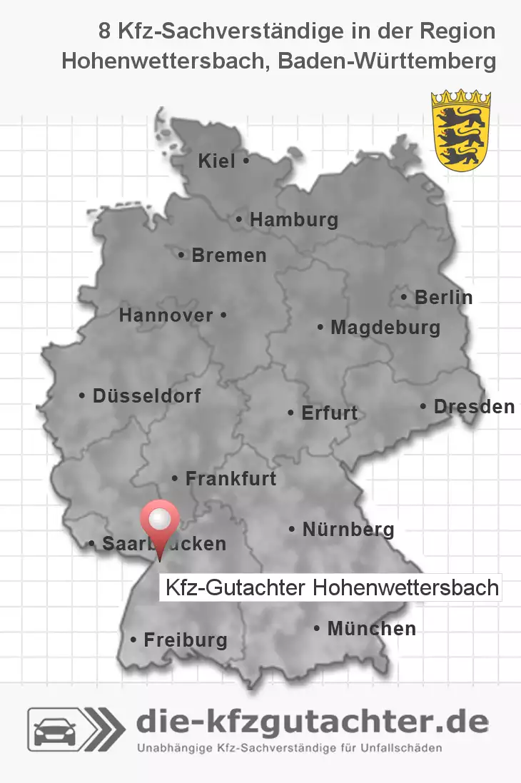 Sachverständiger Kfz-Gutachter Hohenwettersbach