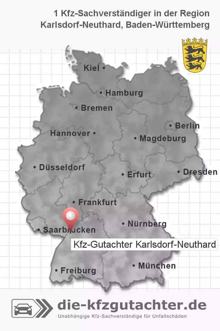 Sachverständiger Kfz-Gutachter Karlsdorf-Neuthard