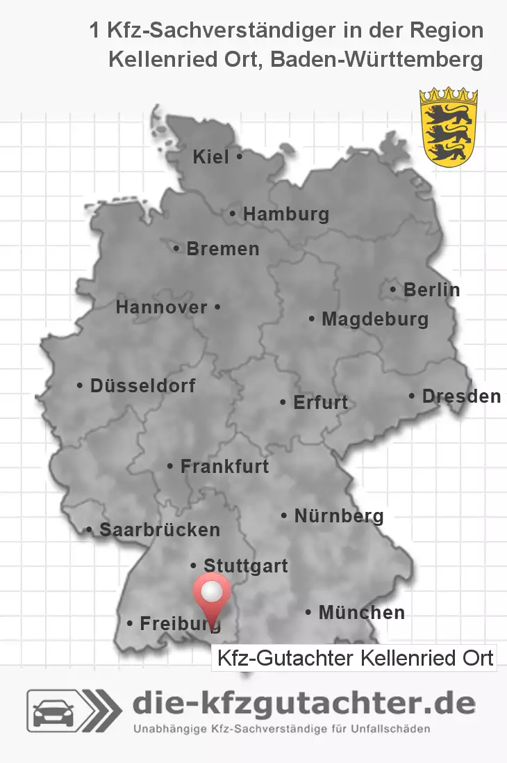 Sachverständiger Kfz-Gutachter Kellenried Ort