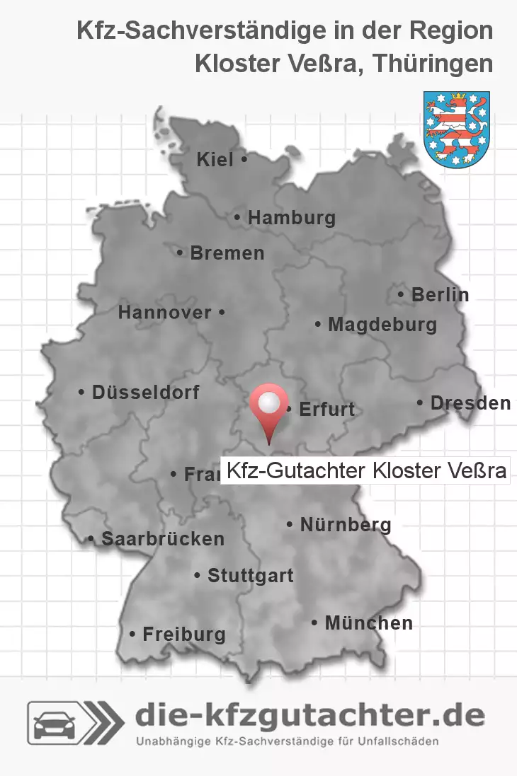 Sachverständiger Kfz-Gutachter Kloster Veßra