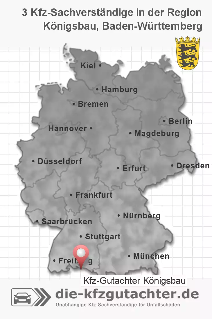 Sachverständiger Kfz-Gutachter Königsbau