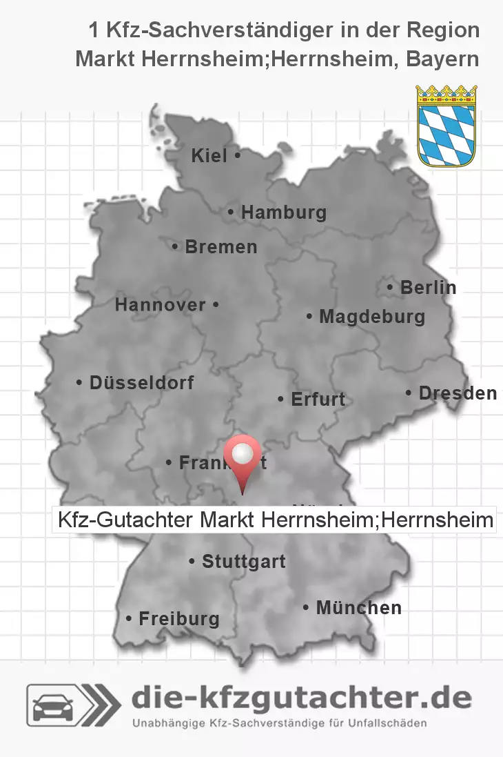 Sachverständiger Kfz-Gutachter Markt Herrnsheim;Herrnsheim