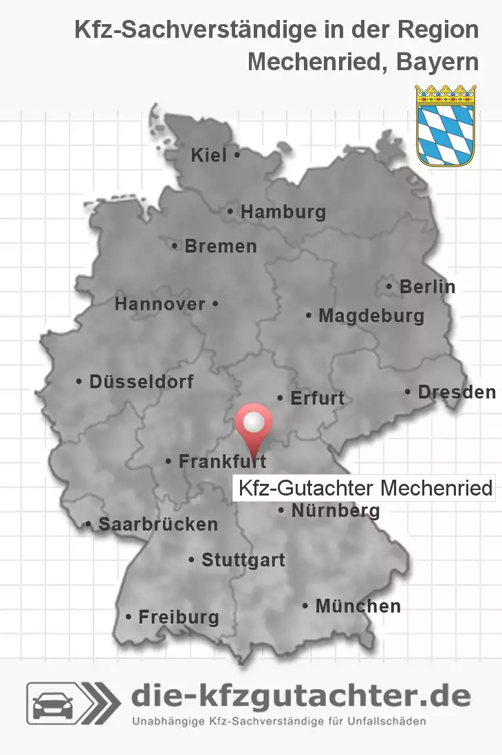 Sachverständiger Kfz-Gutachter Mechenried