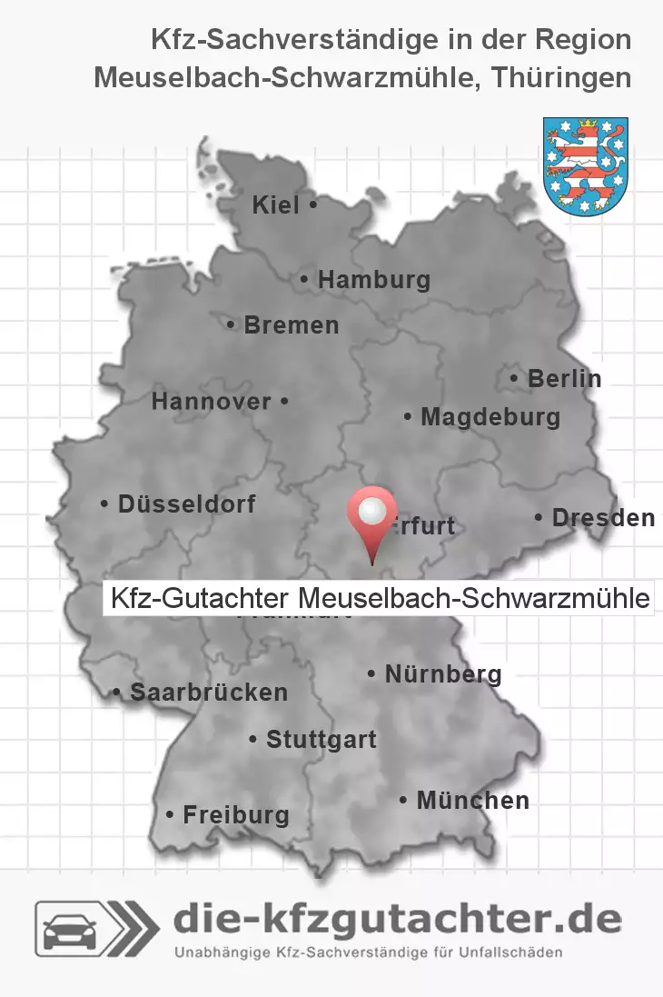 Sachverständiger Kfz-Gutachter Meuselbach-Schwarzmühle