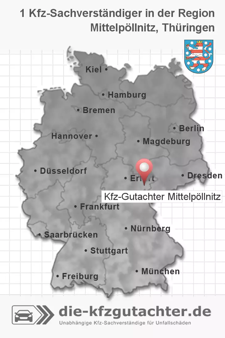 Sachverständiger Kfz-Gutachter Mittelpöllnitz