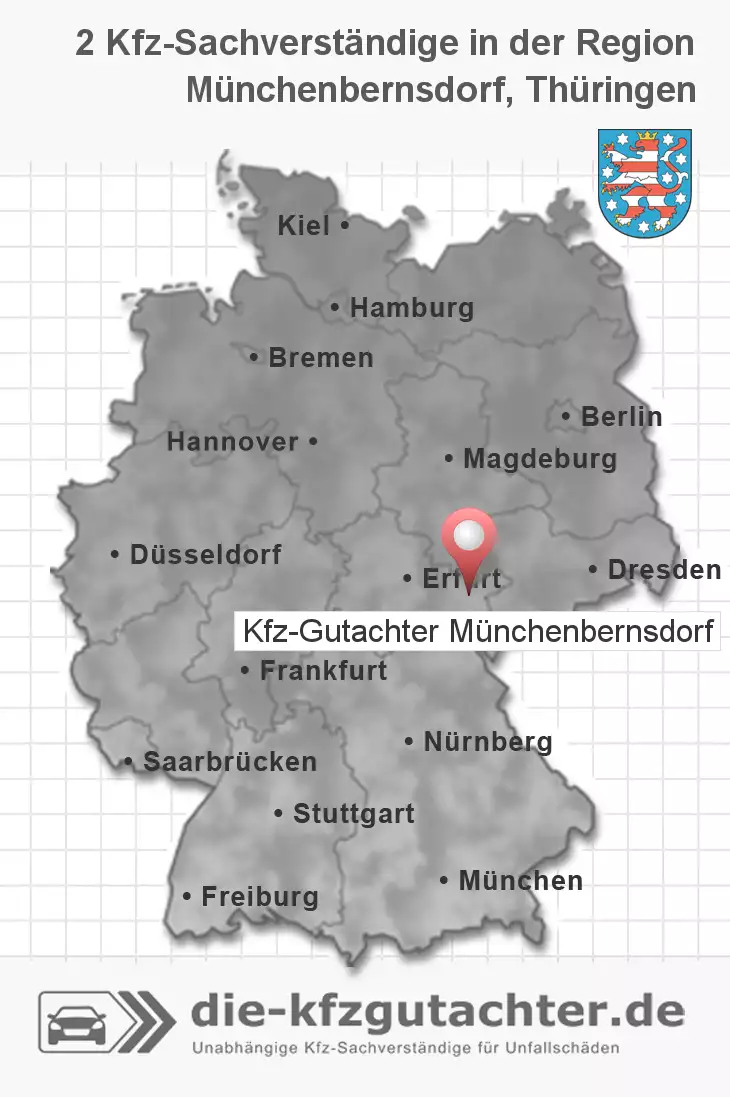 Sachverständiger Kfz-Gutachter Münchenbernsdorf