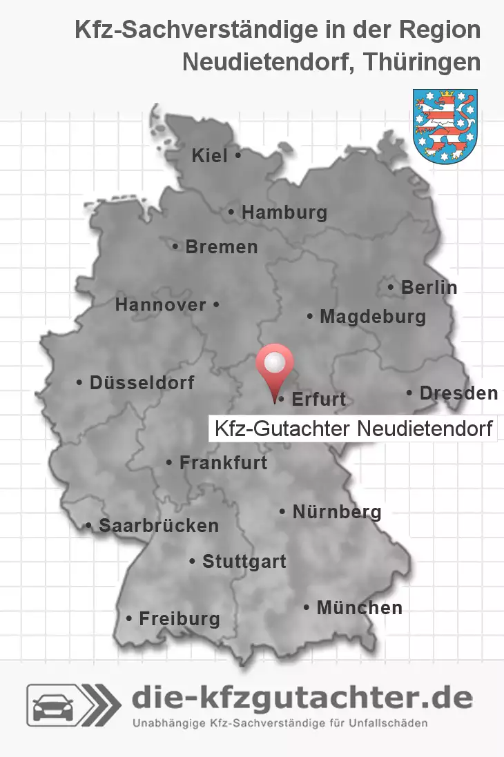 Sachverständiger Kfz-Gutachter Neudietendorf