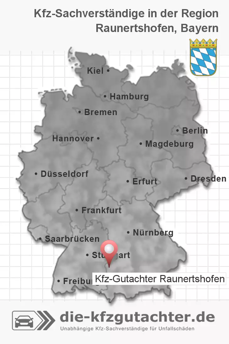 Sachverständiger Kfz-Gutachter Raunertshofen