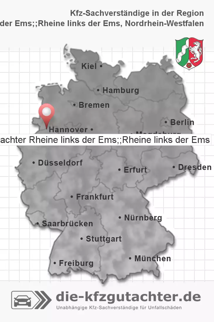 Sachverständiger Kfz-Gutachter Rheine links der Ems;;Rheine links der Ems