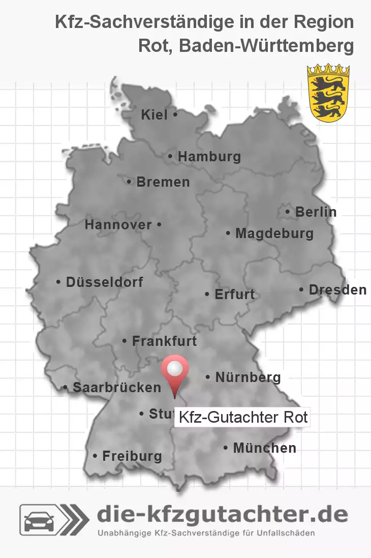 Sachverständiger Kfz-Gutachter Rot
