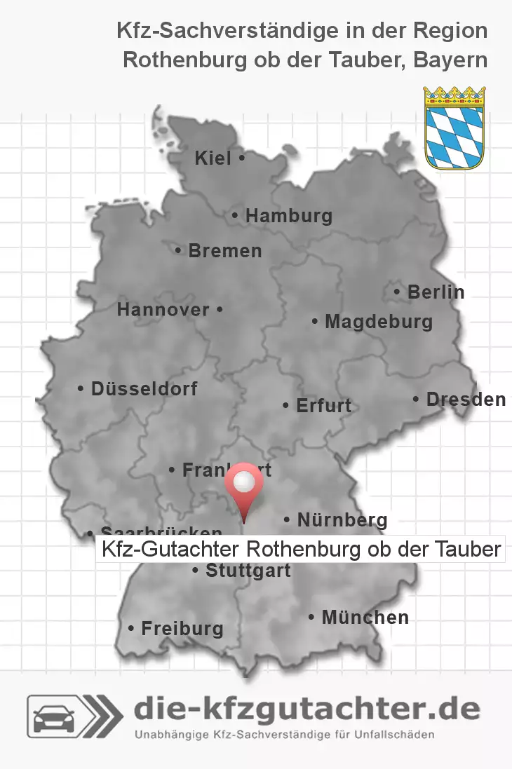Sachverständiger Kfz-Gutachter Rothenburg ob der Tauber