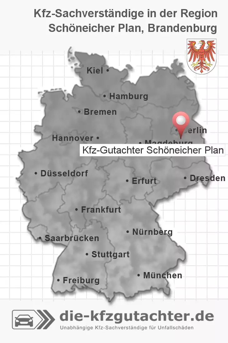 Sachverständiger Kfz-Gutachter Schöneicher Plan