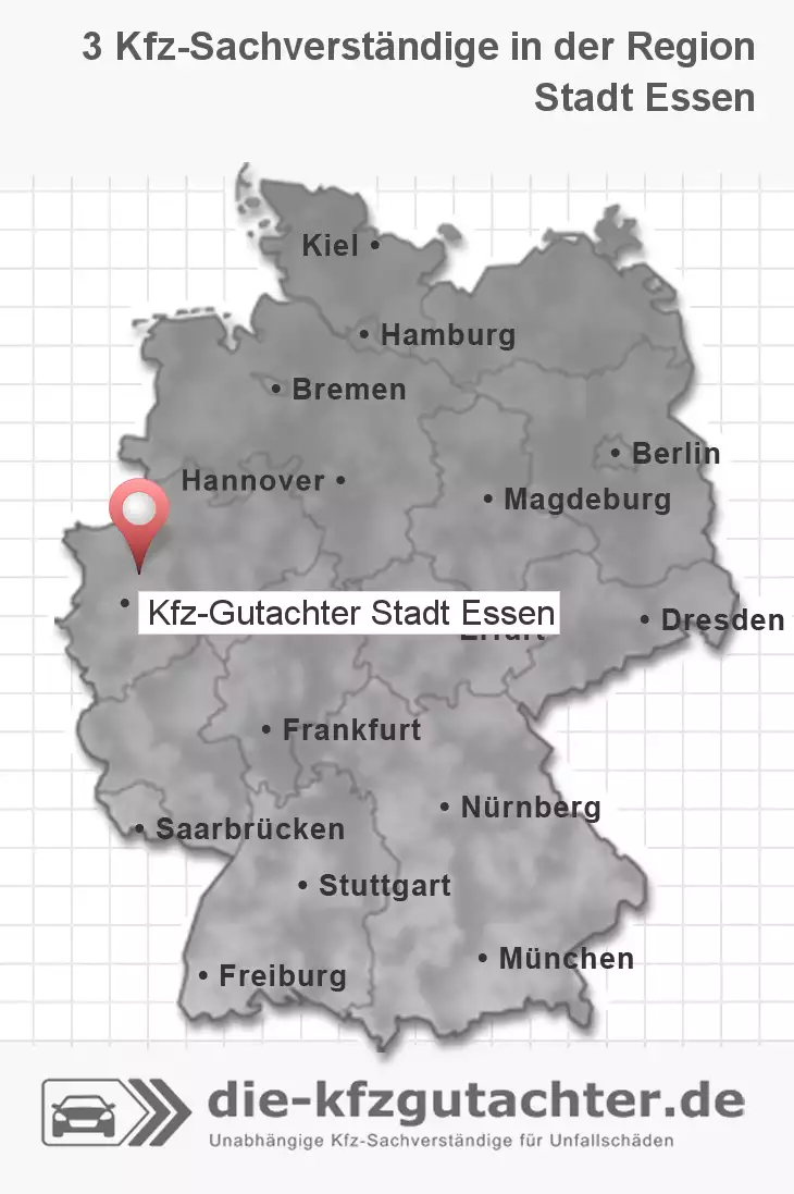 Sachverständiger Kfz-Gutachter Stadt Essen